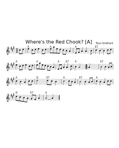 Where's the Red Chook?  [A] (reels) (#67794)