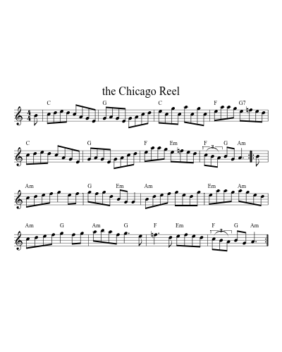 The Chicago reel (session)