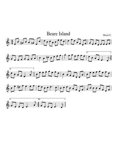 Beare Island (Version 2)