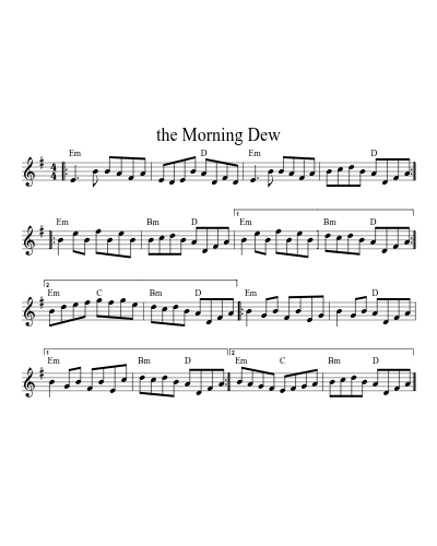 The Morning Dew (session) preview