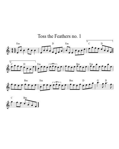 Toss the Feathers no. 1 (session0)