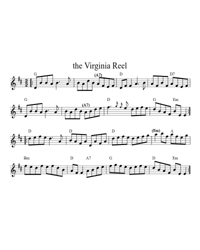 The Virginia reel (session0)