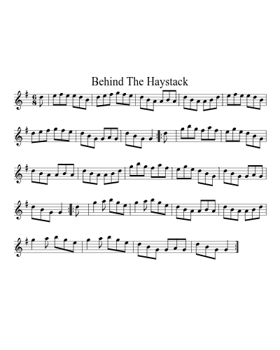 Behind the Haystack (Version 2)