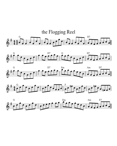 The flogging reel (session0)