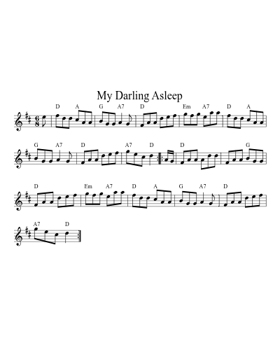 My Darling Asleep (session0) preview