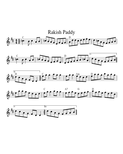 Rakish Paddy (session0) preview