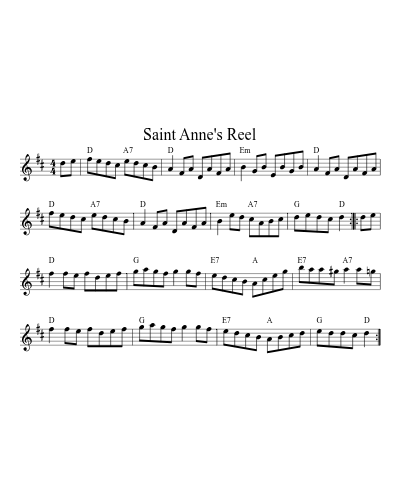 Saint Anne's Reel (session0)