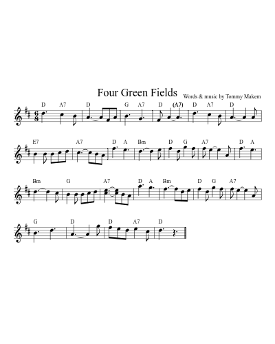 Four Green Fields (song) (#68081)