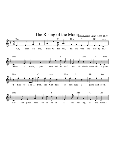 The Rising of the Moon (song)