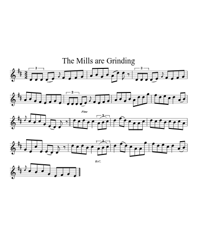 The mills are grinding (Version 3)