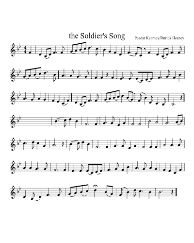 the Soldier's Song (song)