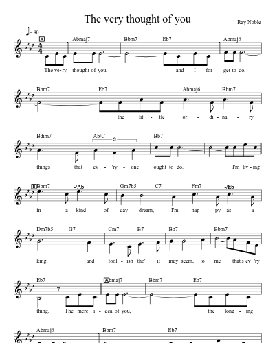 The very thought of you preview