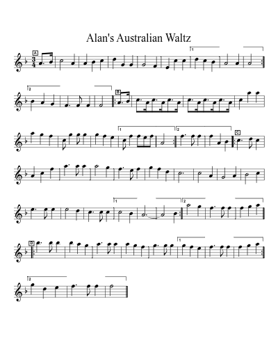 Alan's Australian Waltz (waltzes)
