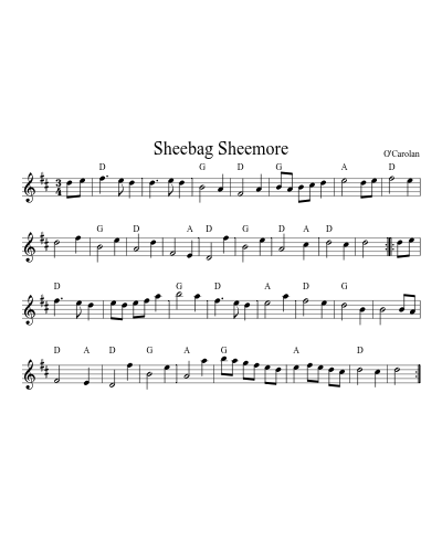 Sheebag Sheemore (waltzes)