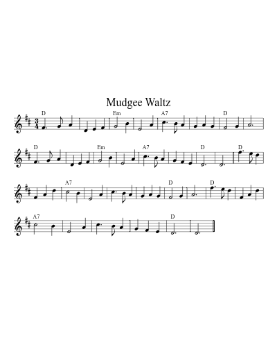 Mudgee Waltz (waltzes) (#68197) preview