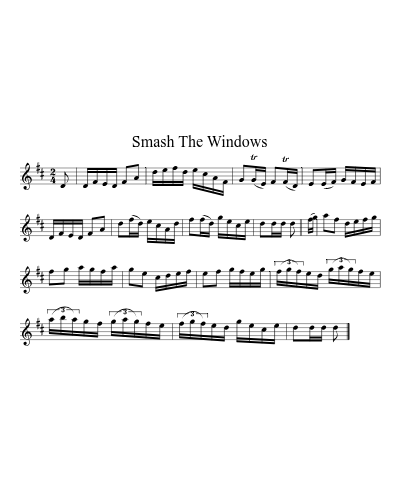Smash the Windows (Version 6) sheet music preview