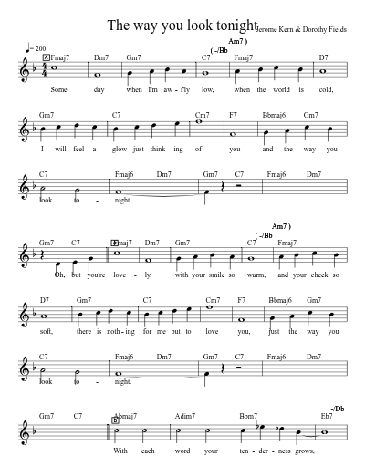 The way you look tonight preview