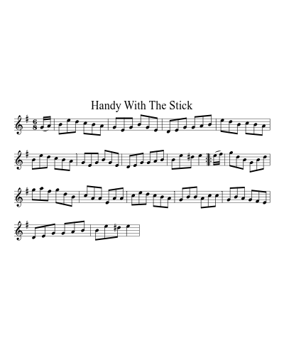 Handy with the Stick (Version 2) preview
