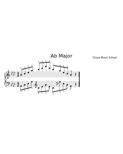 Ab Major sheet music preview