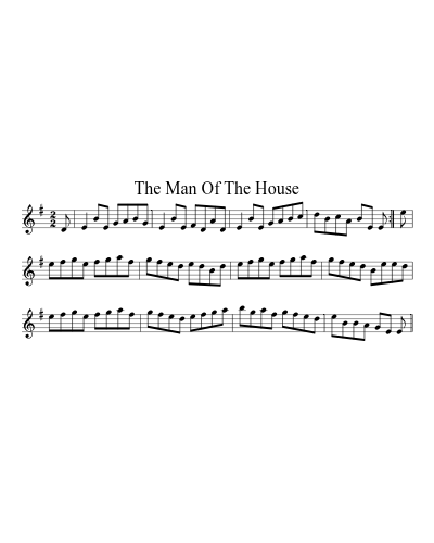 The man of the house (Version 2)