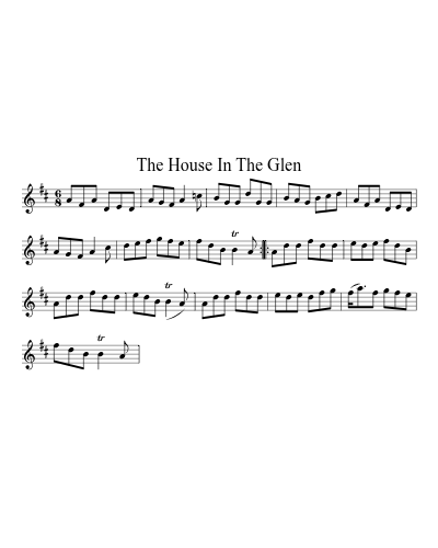 The House in the Glen (Version 2) sheet music preview