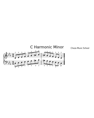 C Harmonic Minor (Version 2)