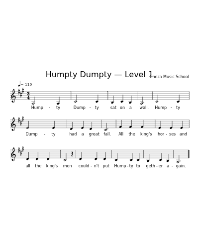 Humpty Dumpty — Level 1 preview