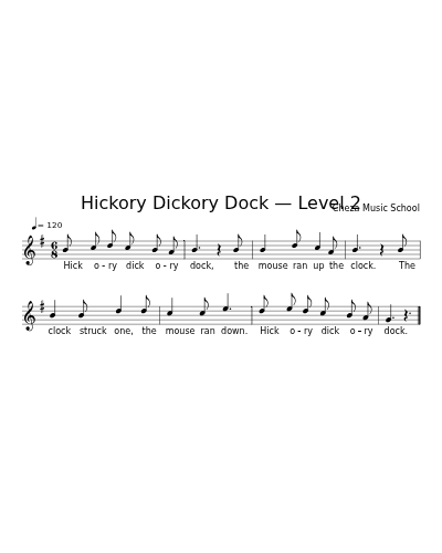 Hickory Dickory Dock — Level 2 preview
