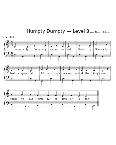 Humpty Dumpty — Level 3 preview