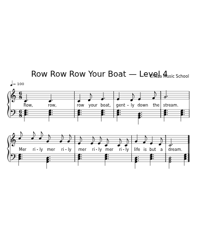 Row Row Row Your Boat — Level 4