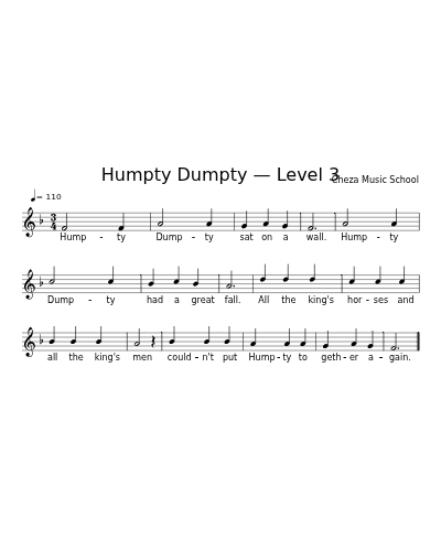 Humpty Dumpty — Level 3 preview