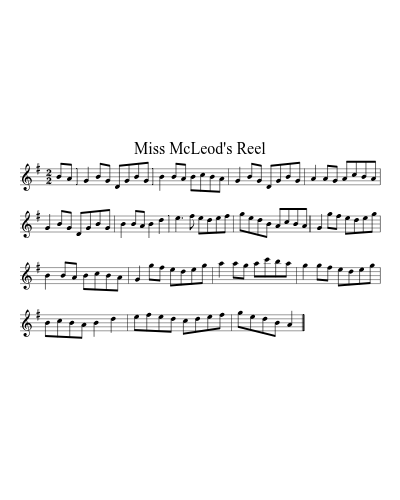 Miss McLeod's Reel (Version 2)