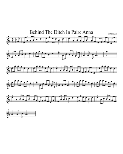 Behind The Ditch In Pairc Anna