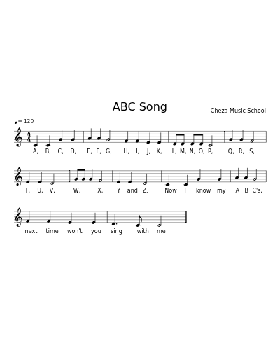 ABC Song preview