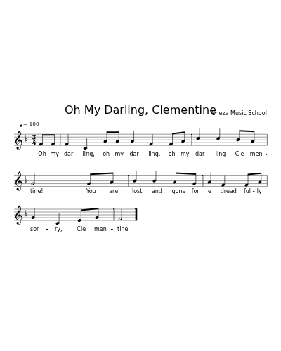 Oh My Darling, Clementine preview