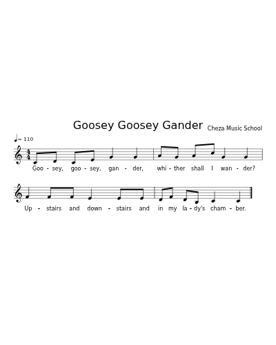 Goosey Goosey Gander preview