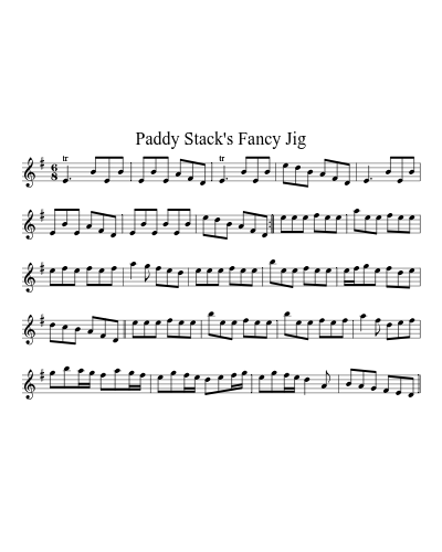 Paddy Stack's Fancy Jig