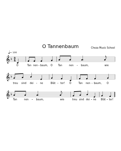 O Tannenbaum preview