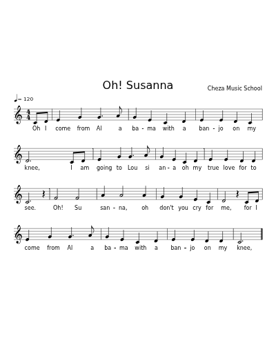 Oh! Susanna preview