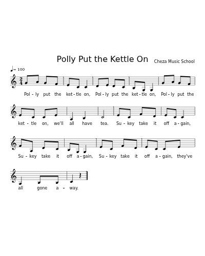 Polly Put the Kettle On preview