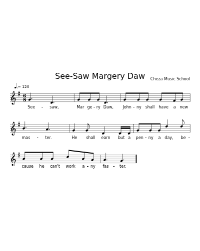 See-Saw Margery Daw preview
