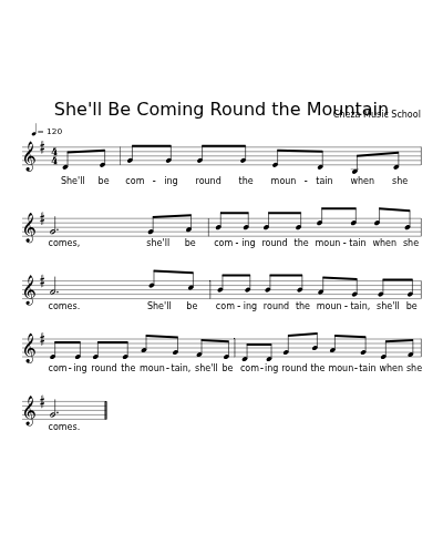 She'll Be Coming Round the Mountain preview