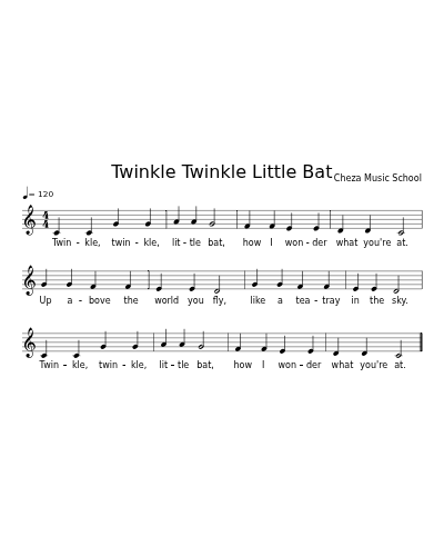 Twinkle Twinkle Little Bat preview
