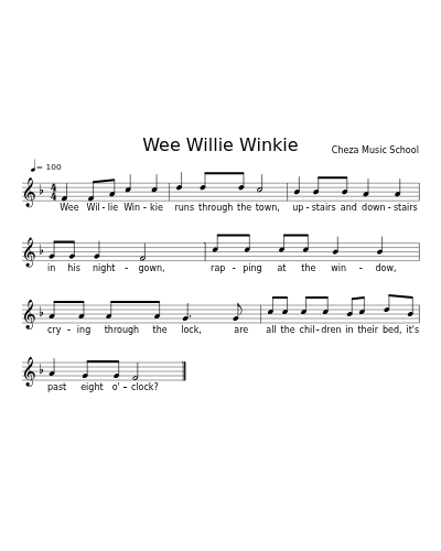 Wee Willie Winkie preview