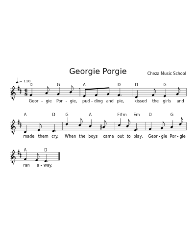 Georgie Porgie preview