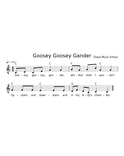 Goosey Goosey Gander preview