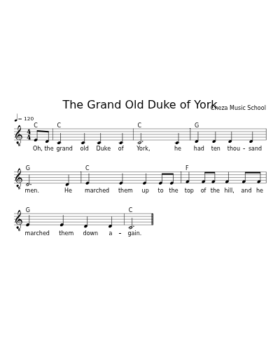 The Grand Old Duke of York