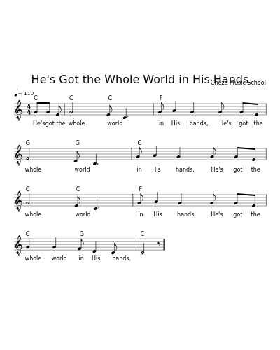 He's Got the Whole World in His Hands preview