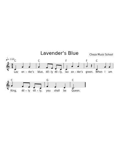 Lavender's Blue