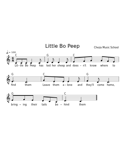 Little Bo Peep preview